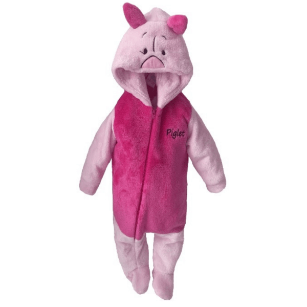 Embroidered Piglet Baby Bodysuit